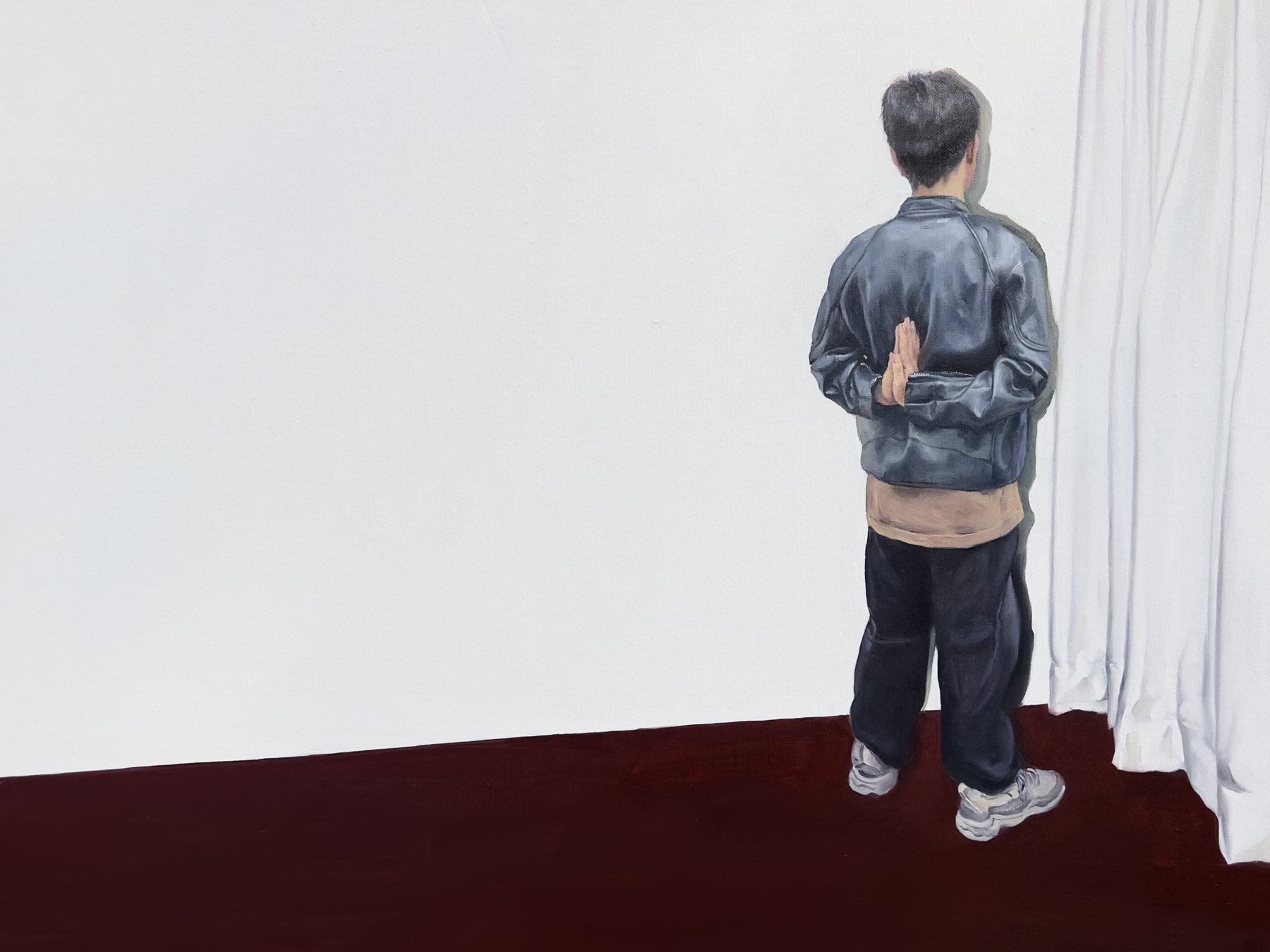 《闭门》，刘想作品
